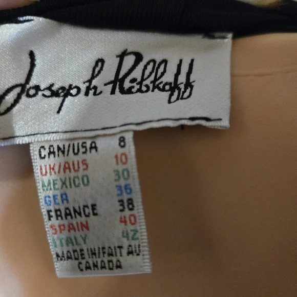 JOSEPH RIBKOFF MIXED PRINT HOODIE ZIP TOP SZ 8 - Picture 5 of 8